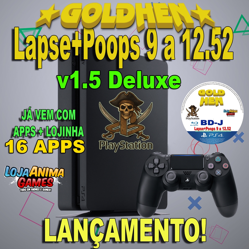 PS4 Blu-ray BD-J 9 Até 12.52 + LOJINHA – v1