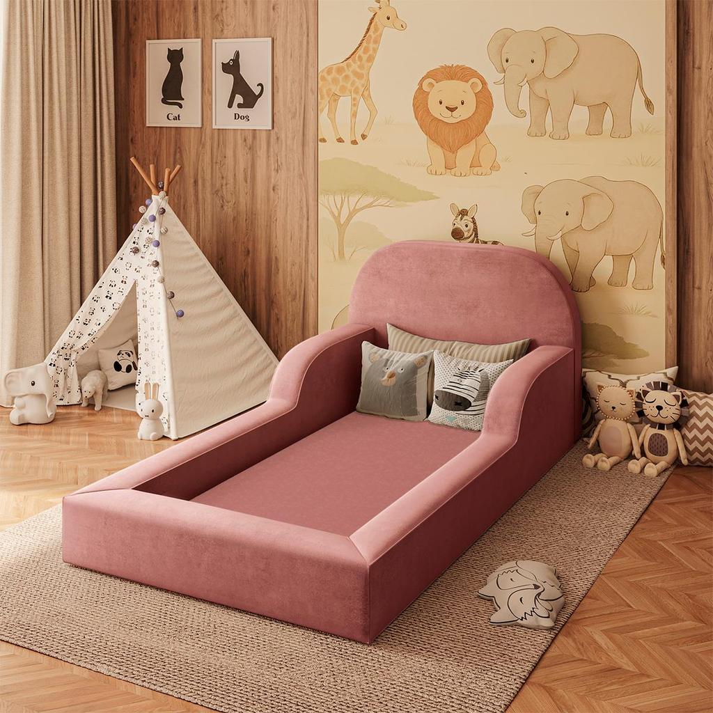 Cama Montessoriana Criança Proteção Lateral 