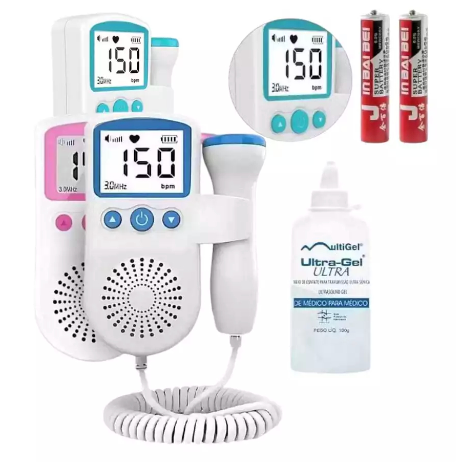 Monitor Fetal Doppler Ultrassom Ouvir Batimentos B