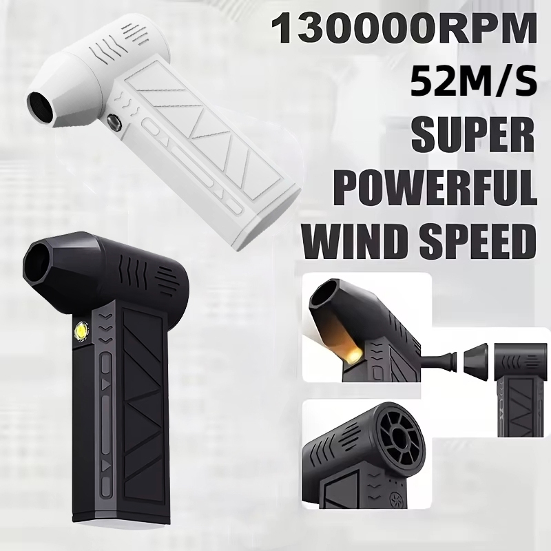 Mini Soprador Turbo Elétrico Portátil Alta Potê