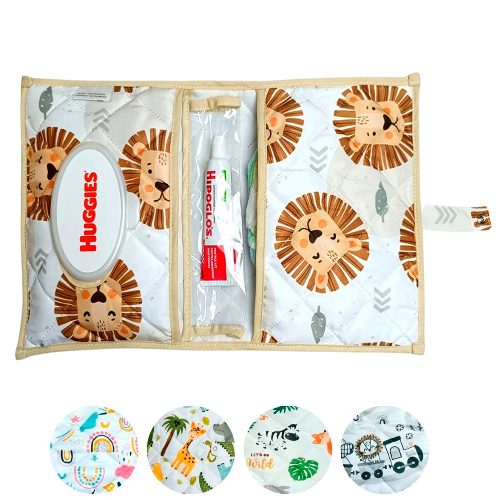 Porta Fraldas Lenço Umidecido Pomada Portátil Pa