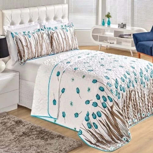 Cobre Leito colcha forro de cama 1 Peça casal pad