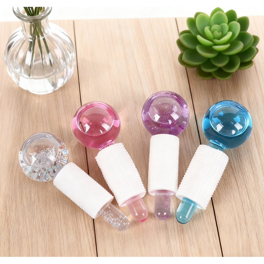 Globos Faciais P/ Massagem Esfera 2 Peças Cromote