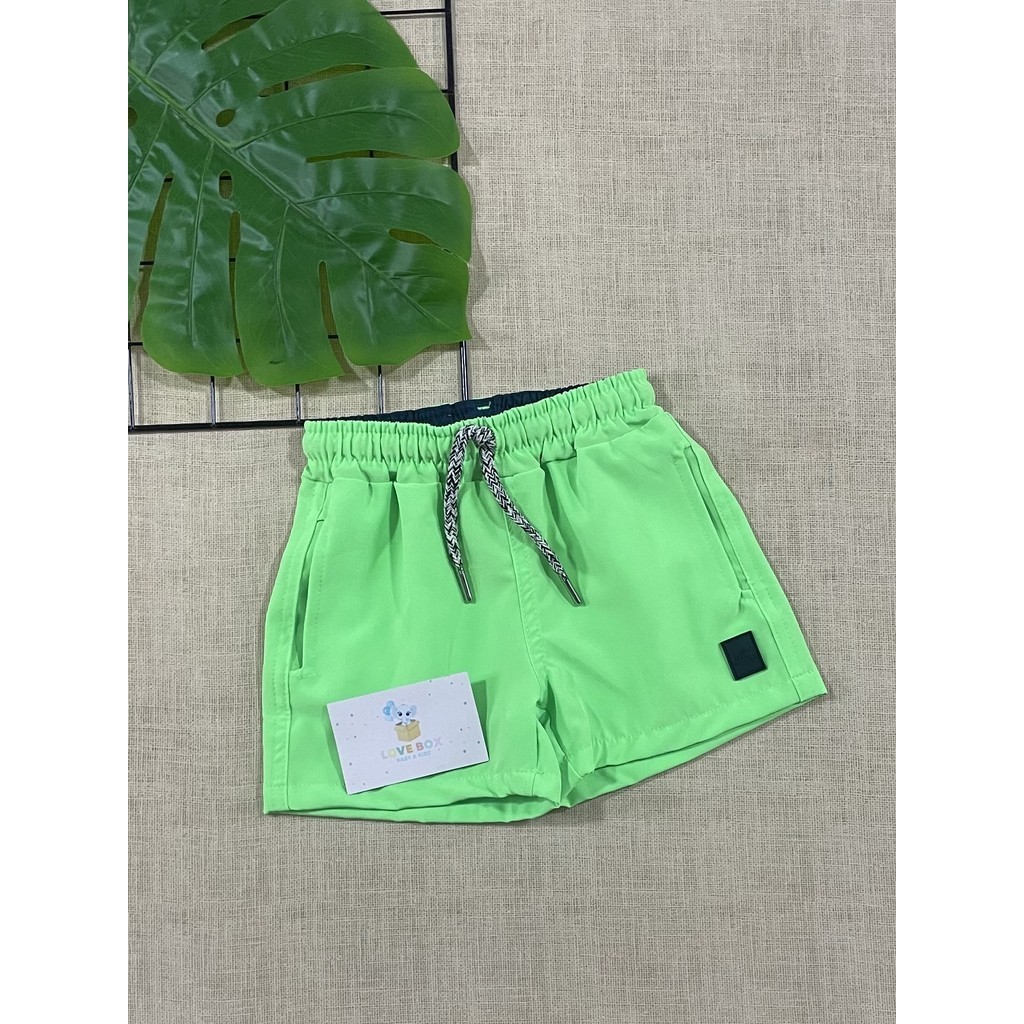 Shorts Infantil Menino Verão Up Baby Nylon Verde 