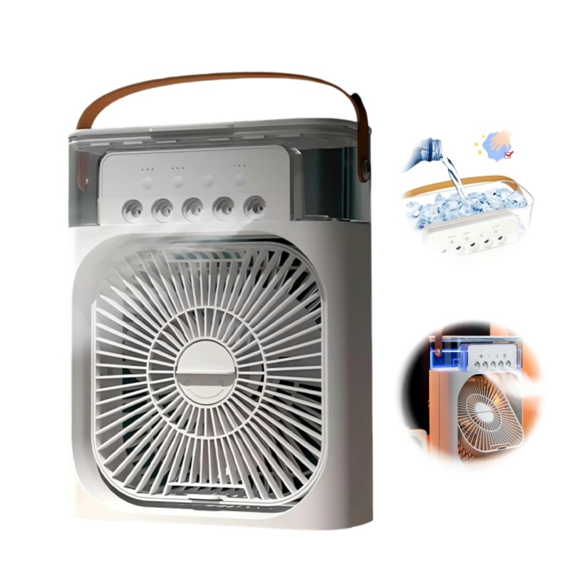 Refrigerador De Ar Ventilador Umidificador Portát