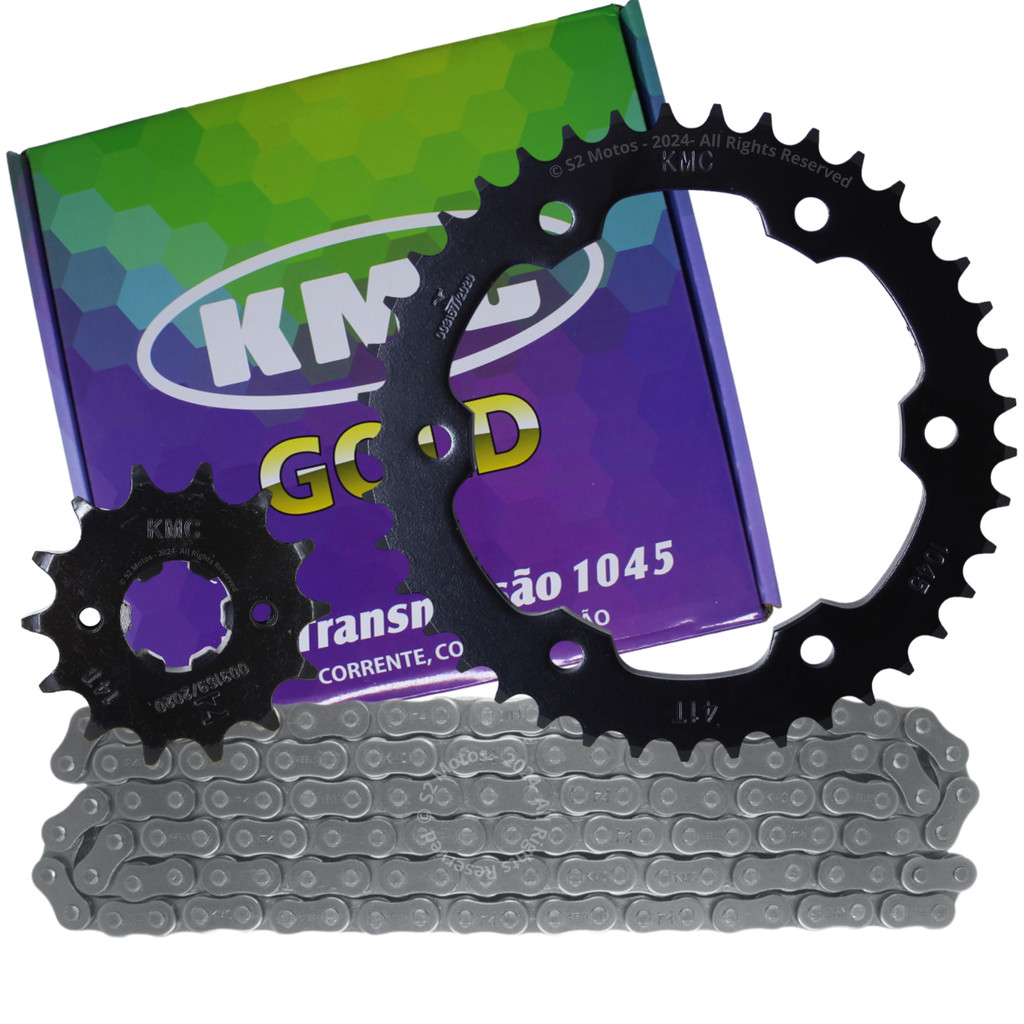 Kit Relação Transmissão Yamaha Fz 15 2022 2023 