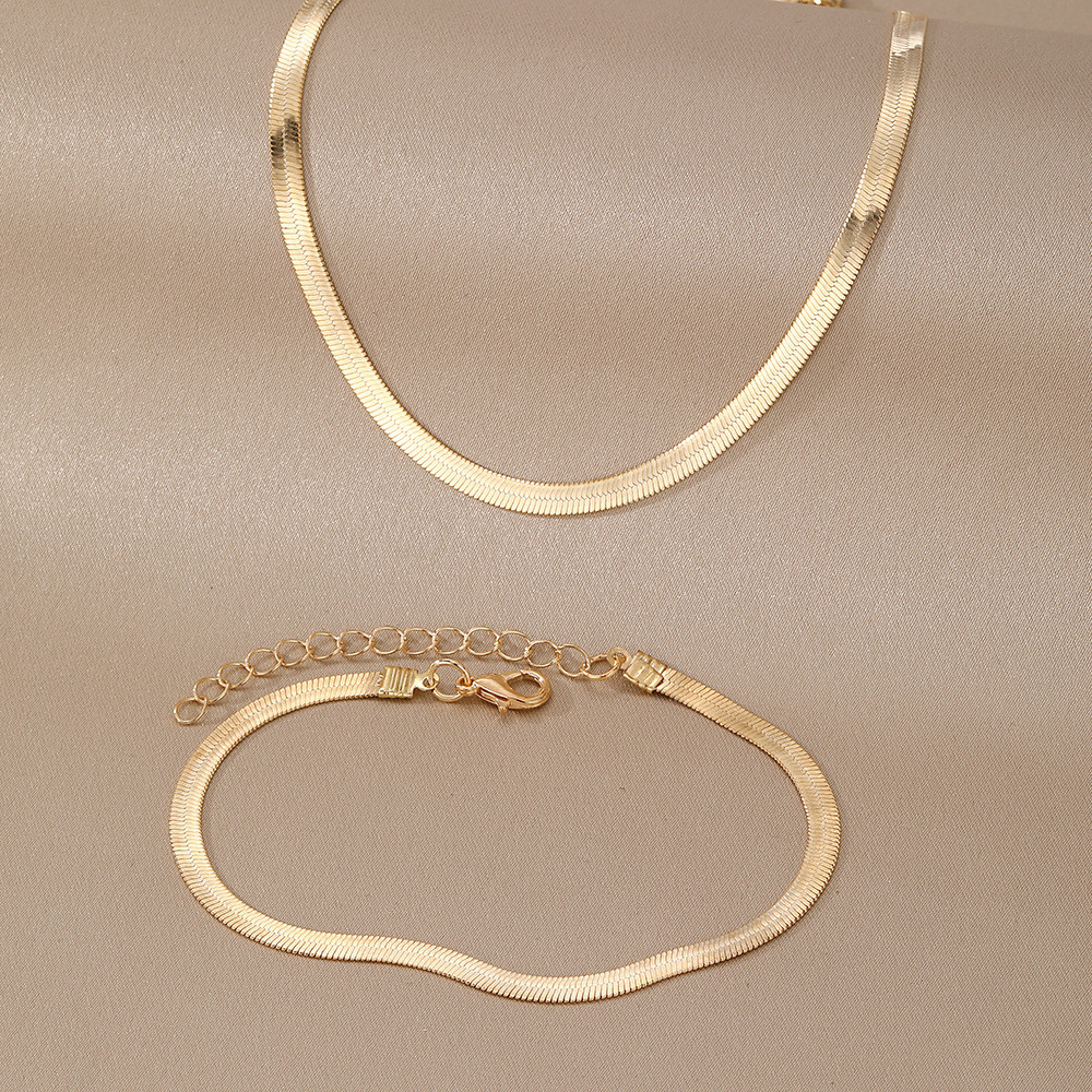 Kit Colar Choker Gargantilha E Pulseira Fita Lisa 