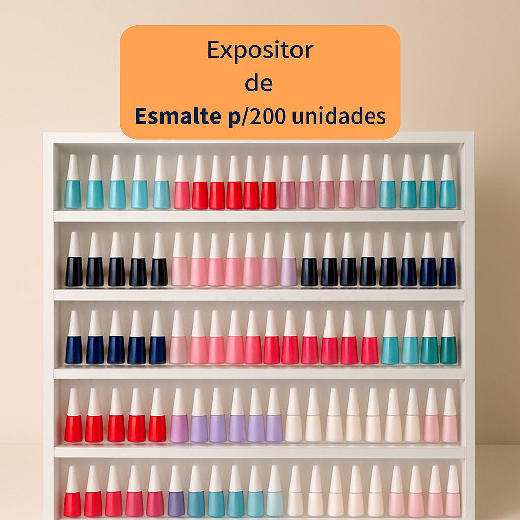 Expositor Nicho 200 ou 100 Esmalte Organizador Pra