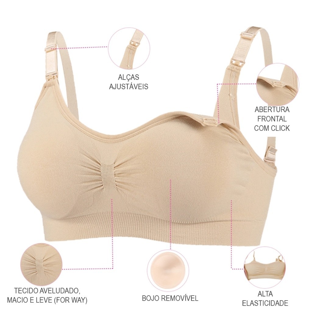 Sutia Amamentação Reforçado Lingerie Roupa Mate