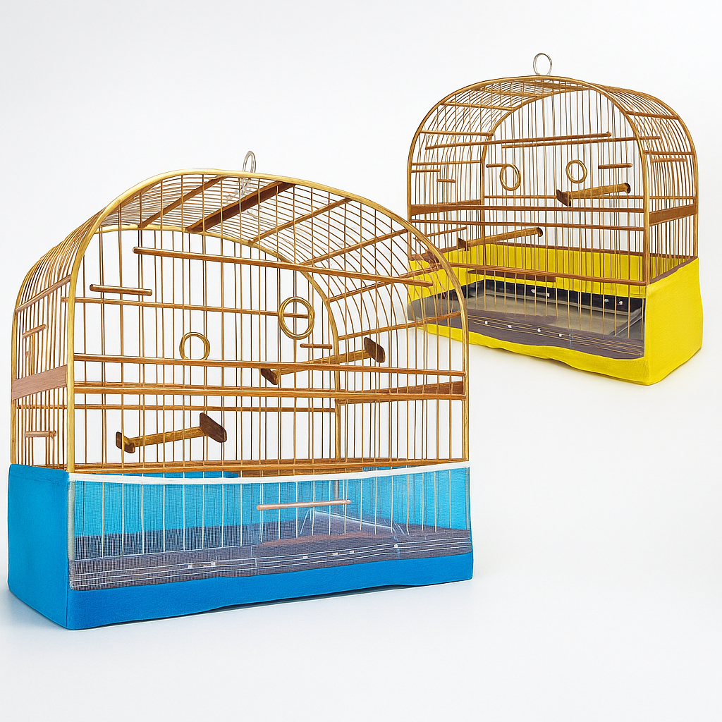 Capa de Gaiola em tnt com tela frontal  2 unidades