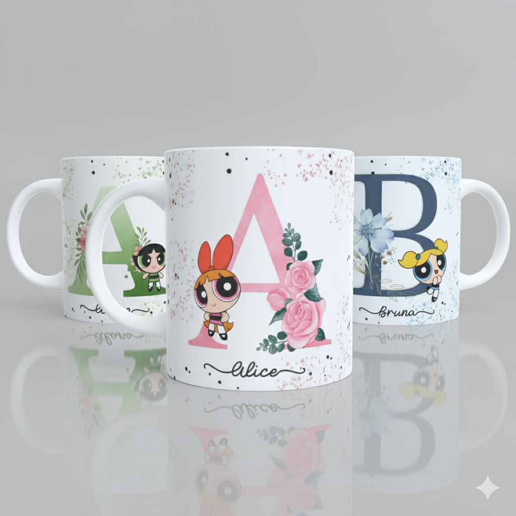 Caneca de Porcelana Personalizada com o Nome Docin