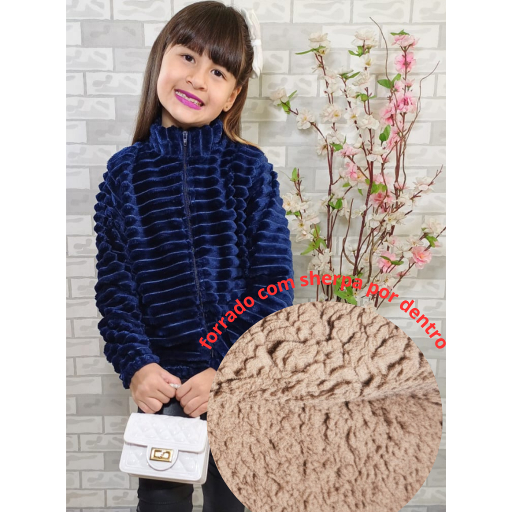 casacos jaqueta blusa frio inverno infantil manga 