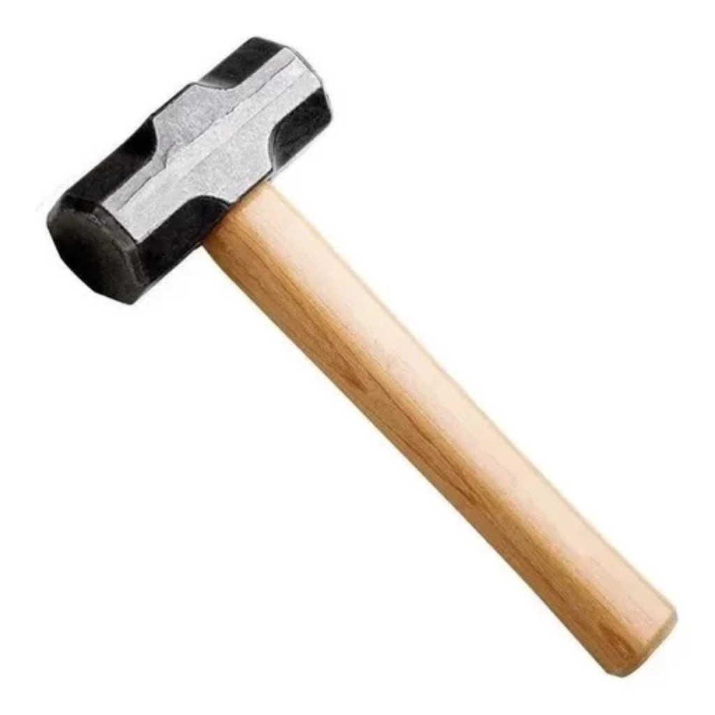 Marreta com cabo de madeira 1,0 KG