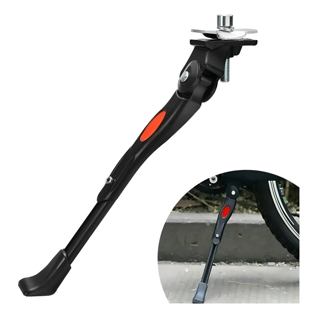 Pezinho Tripé Bike Descanso Central Regulagem Ref