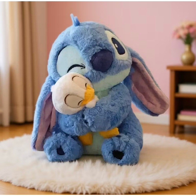 Pelúcia Lilo E Stitch 22cm E Angel 21cm Disney An