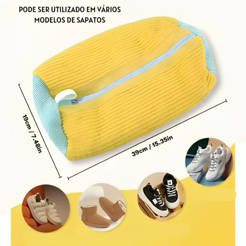 Bolsa para Lavar Tênis na Máquina – Limpez