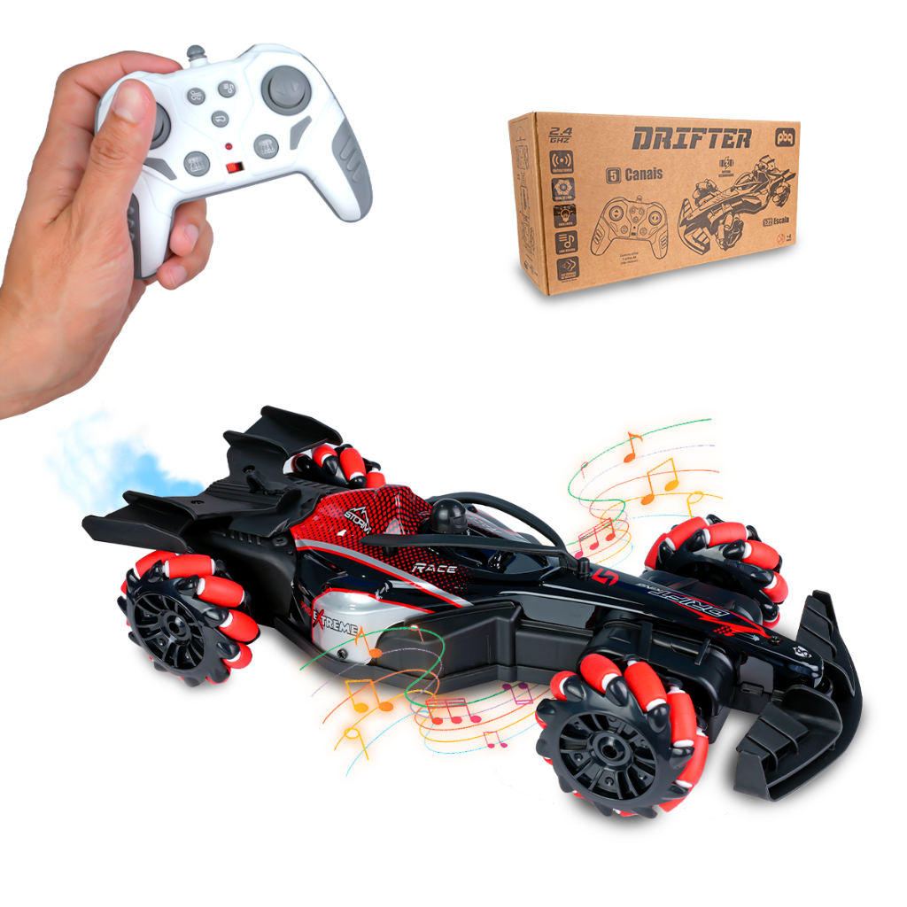 Carrinho Controle Remoto Drift Formula 1 Bateria R
