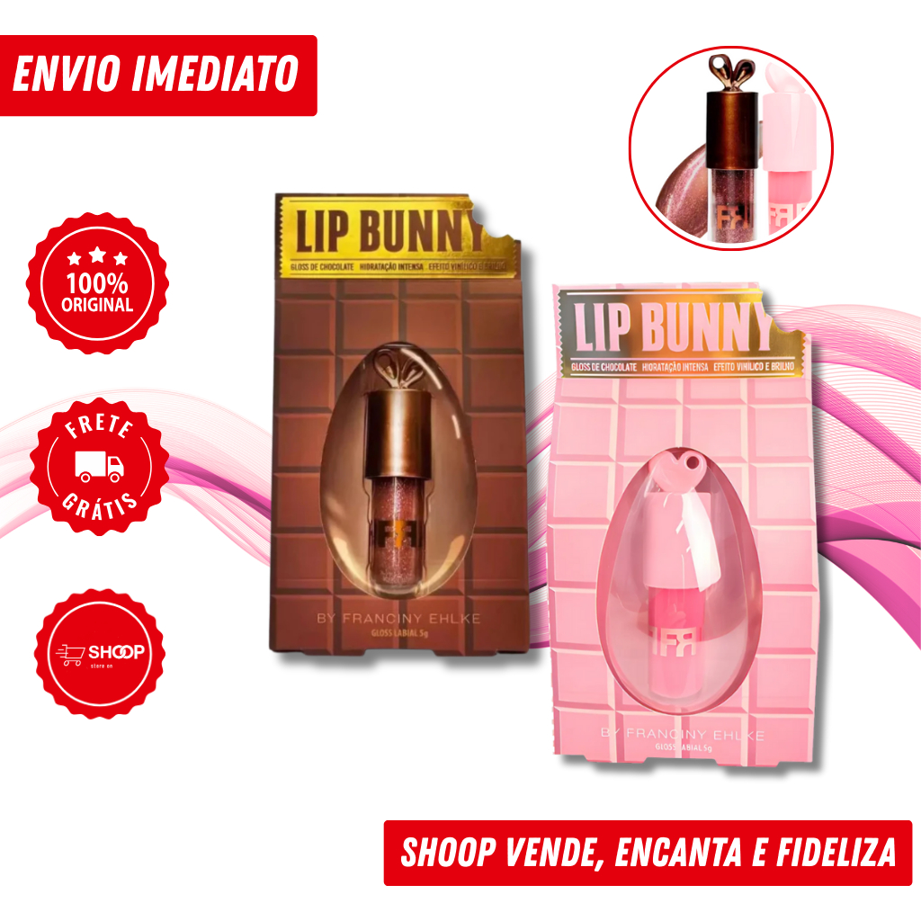 Gloss Labial Lip Bunny Chocolate | Hidratante, Pro