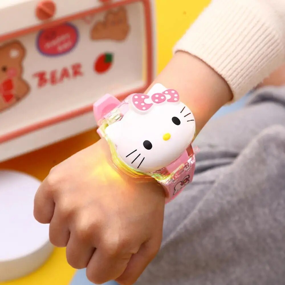 Kawaii Sanrio Hello Kitty Doll Toy Watch Anime Fig