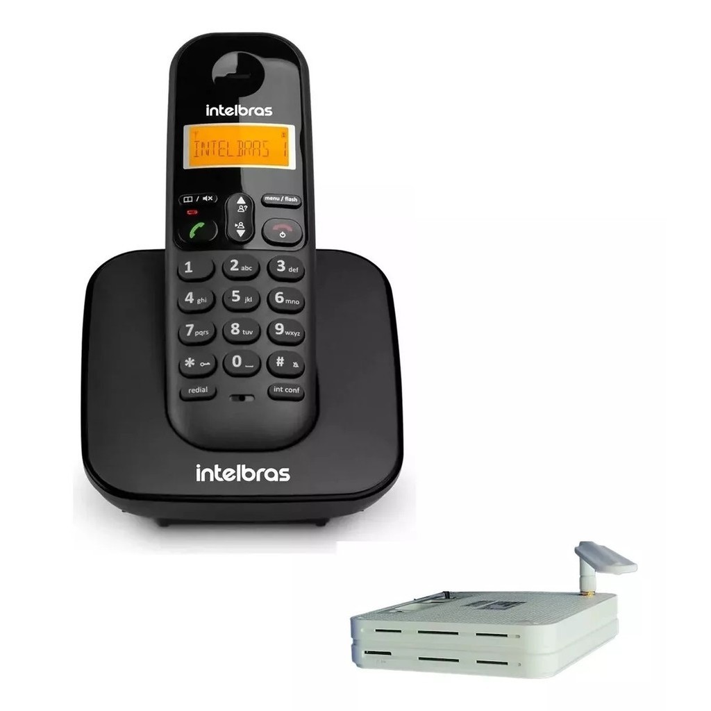Telefone Sem Fio Intelbras Usar C/ Chip 3g Claro V