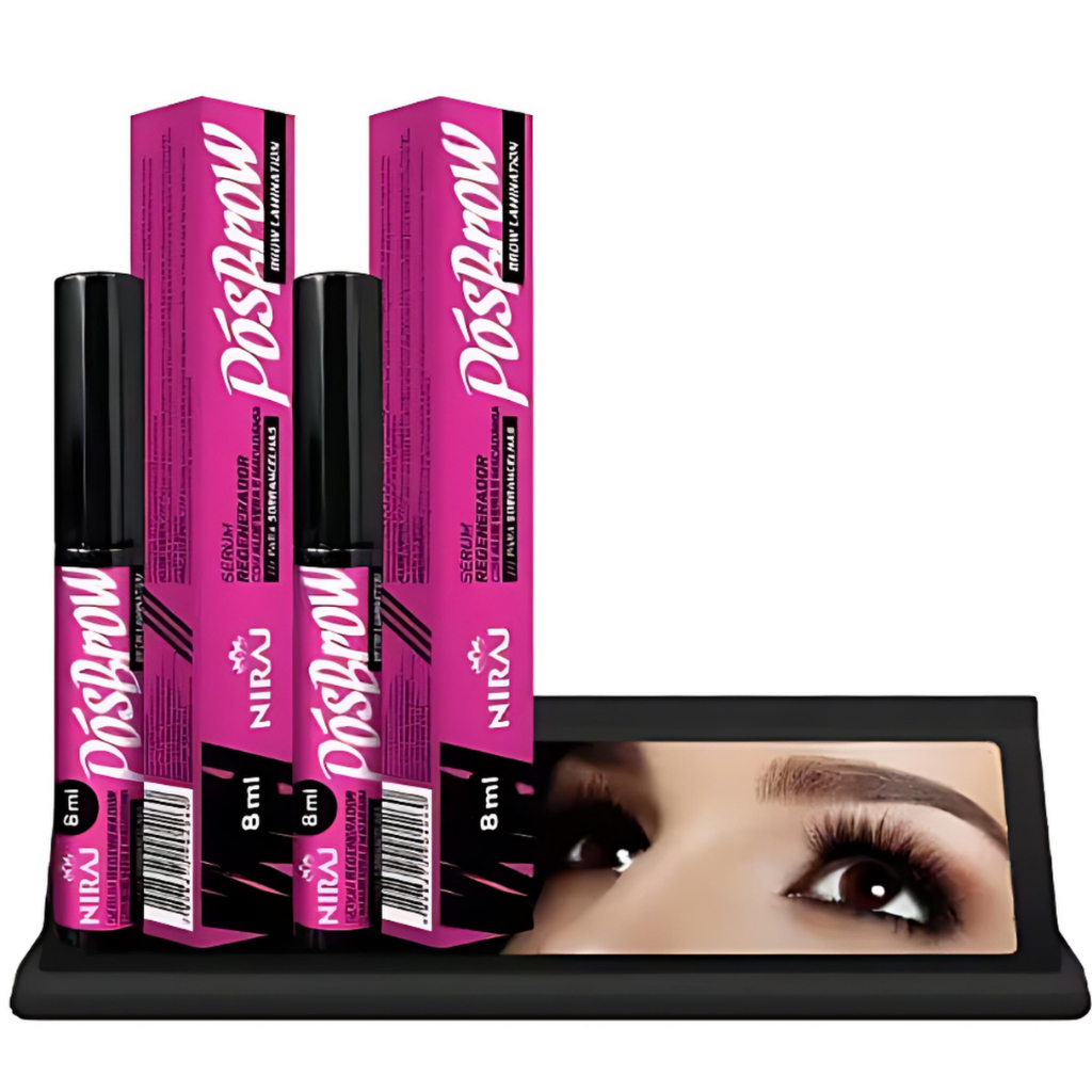 Sérum Pós Brow Niraj Regenerador 8ml Rosa Com Al