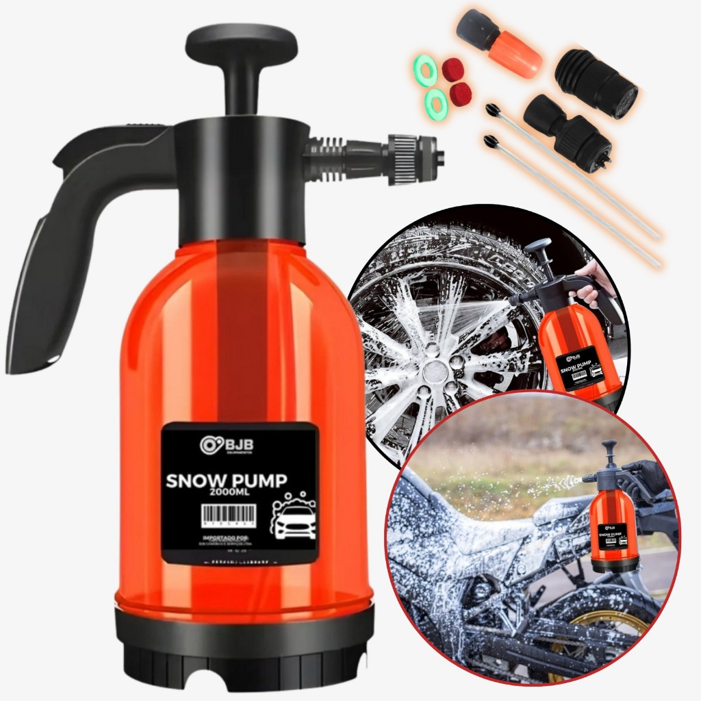 Snow Foam Pulverizador Espuma Manual 3 Em 1 , 2000