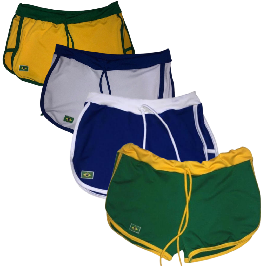Short Bermuda Brasil Feminino Copa do Mundo Alta Q