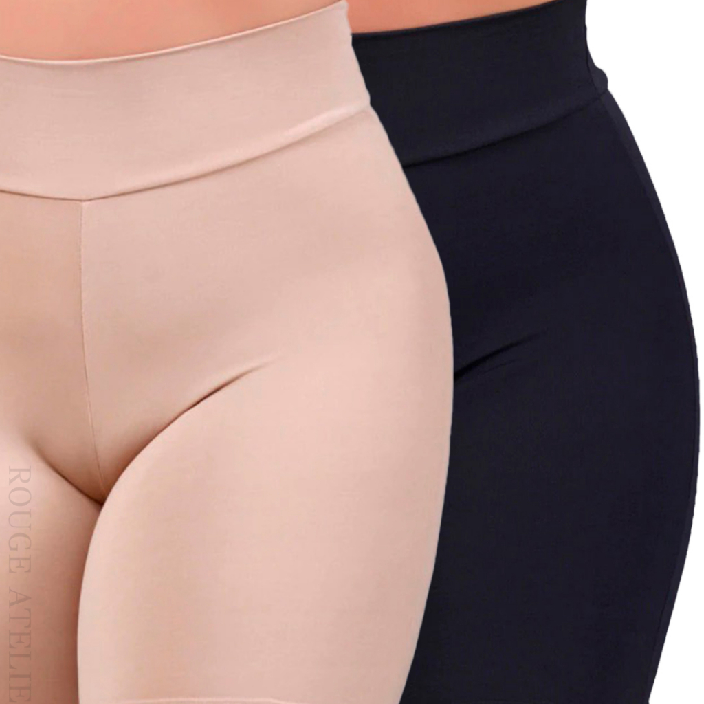 Kit 2 Short Anágua Modeladora Cintura Alta Segund