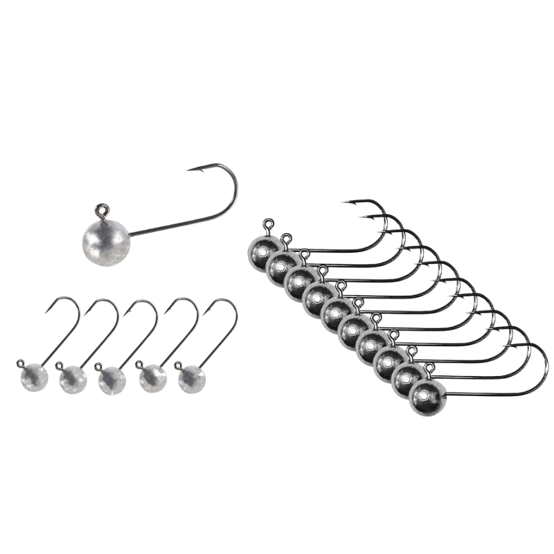 10 Jig Head aço carbono – CHUMBO COM PESO M