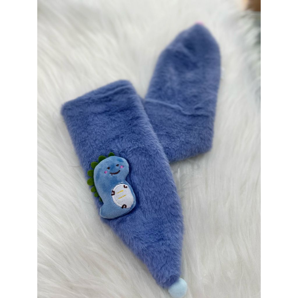 Cachecol Infantil Dino Pelucia Unissex 60CM Invern