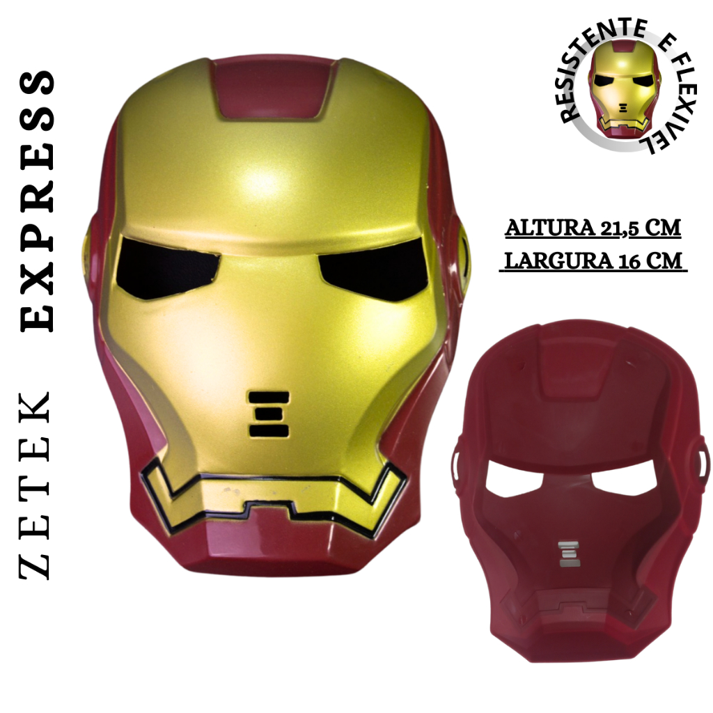 Máscara Brinquedo Personagem Super Herói Cosplay