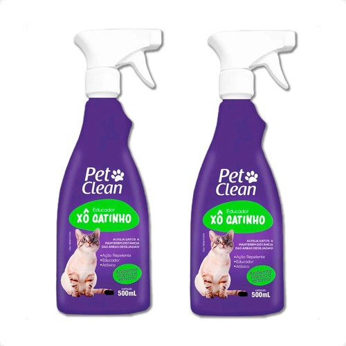 Kit 2 Xô Gatinho Pet Clean Educador – 500ml