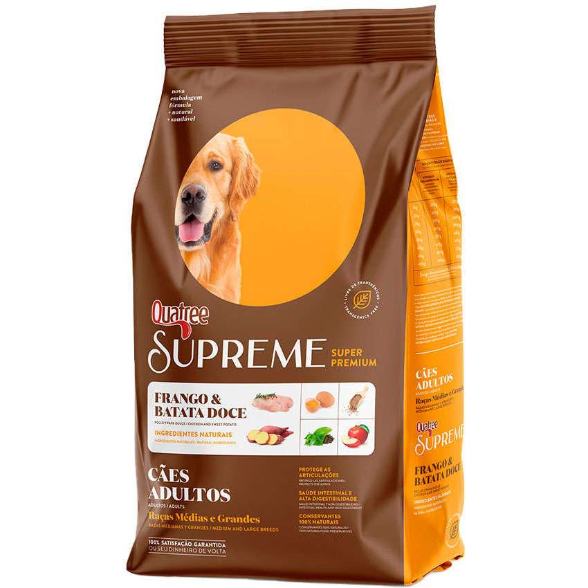 Ração Quatree Supreme para Cães Adultos Raças 
