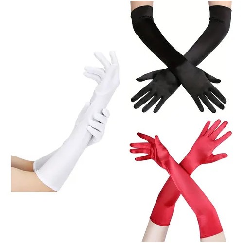 Luvas Longas 42cm em Lycra Extra N.12 Festa Fantas