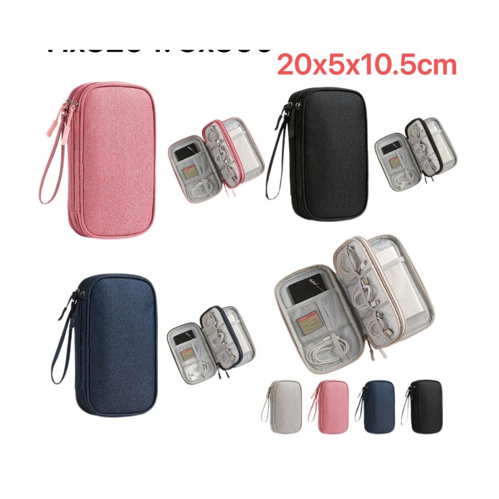 Case Organizador de Cabos e Carregadores  Portáti