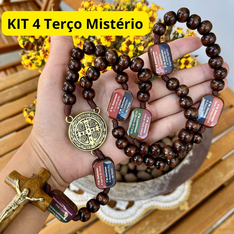 Terço Contemplação Dos Mistérios São Bento Te