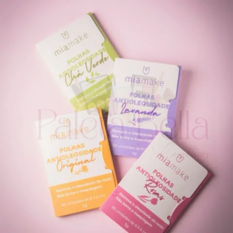 Folhas Antioliosidade 50 unidades – Mia Make