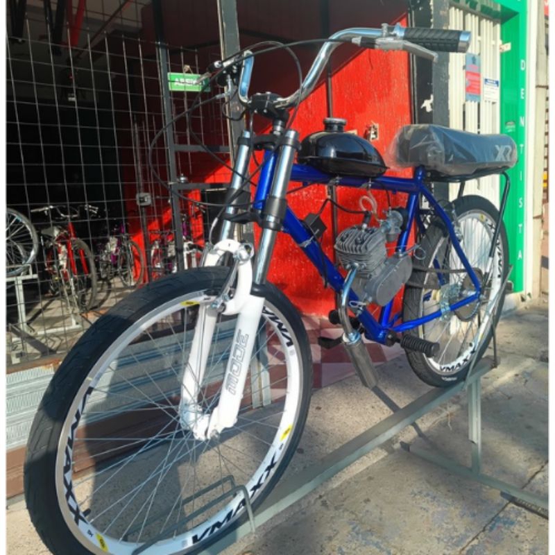 bicicleta motorizada 80cc VMAX 26 suspensão 2 and