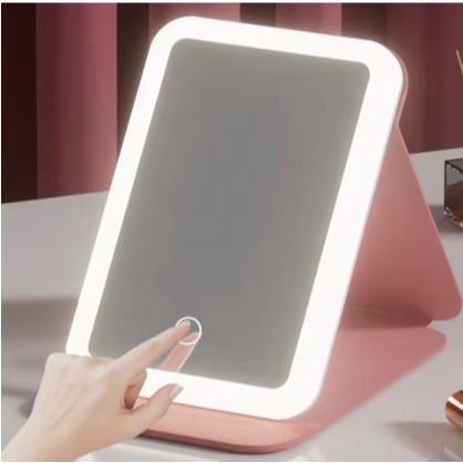 Espelho De Maquiagem Iluminado Para Viagem Recarre
