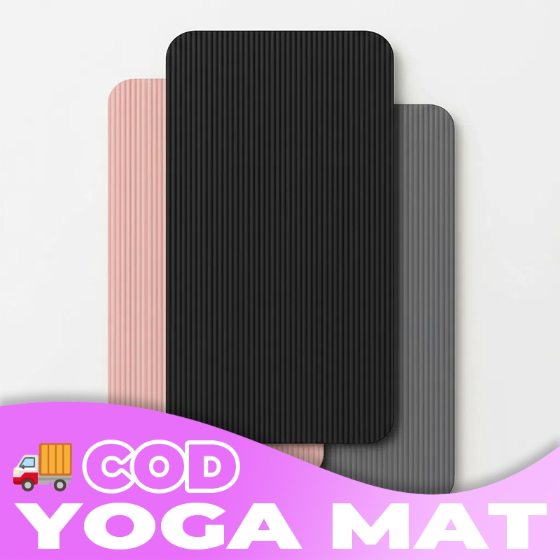 Tapete Yoga NBR 10mm Espesso 180x60cm – Novo