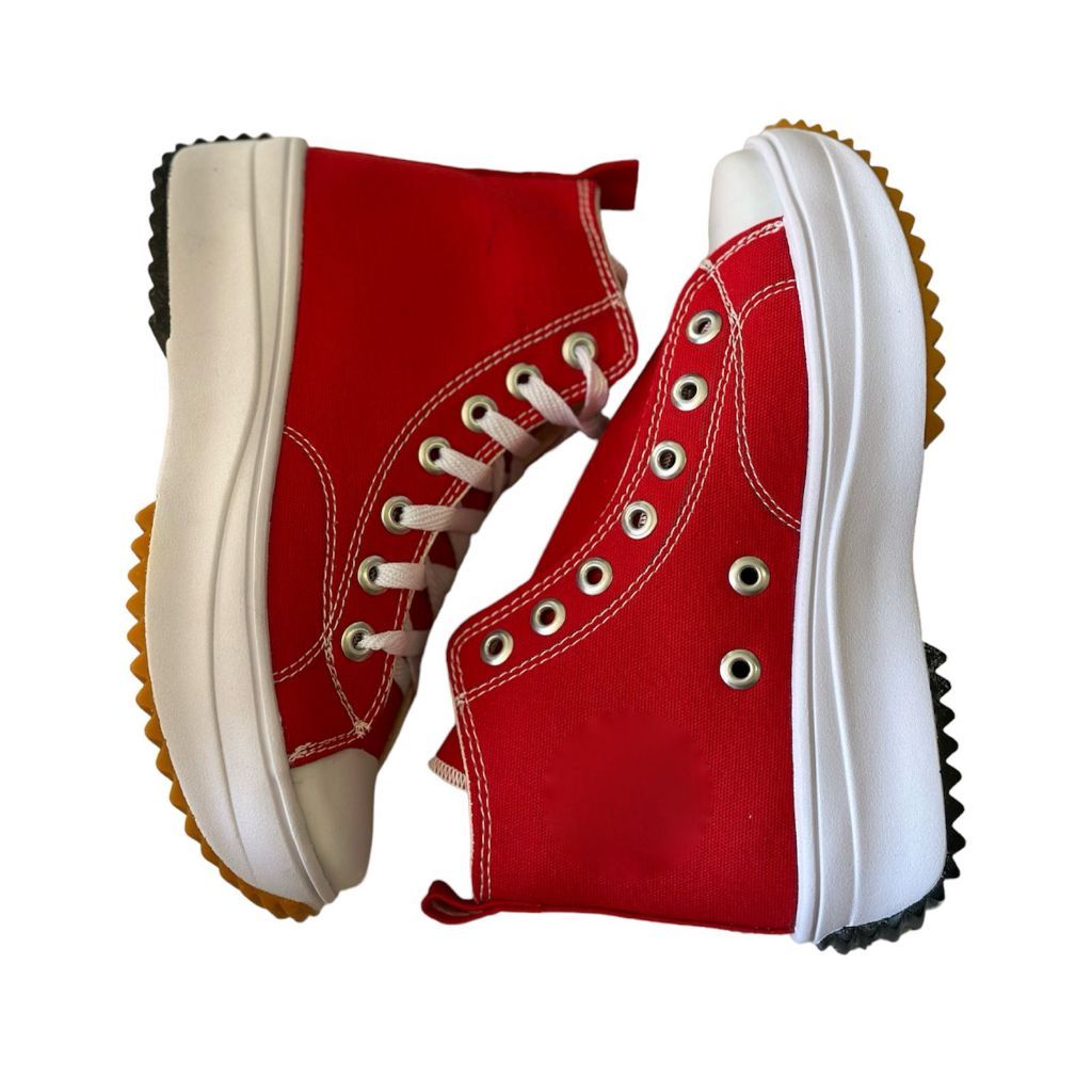 tenis botinha plataforma estilosa leve confortavel