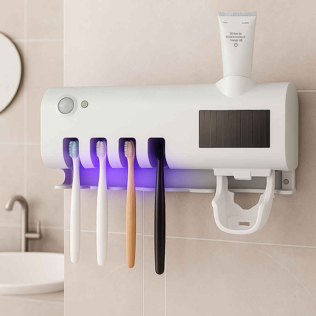 Aplicador Pasta de Dente Suporte Dispenser Escova 