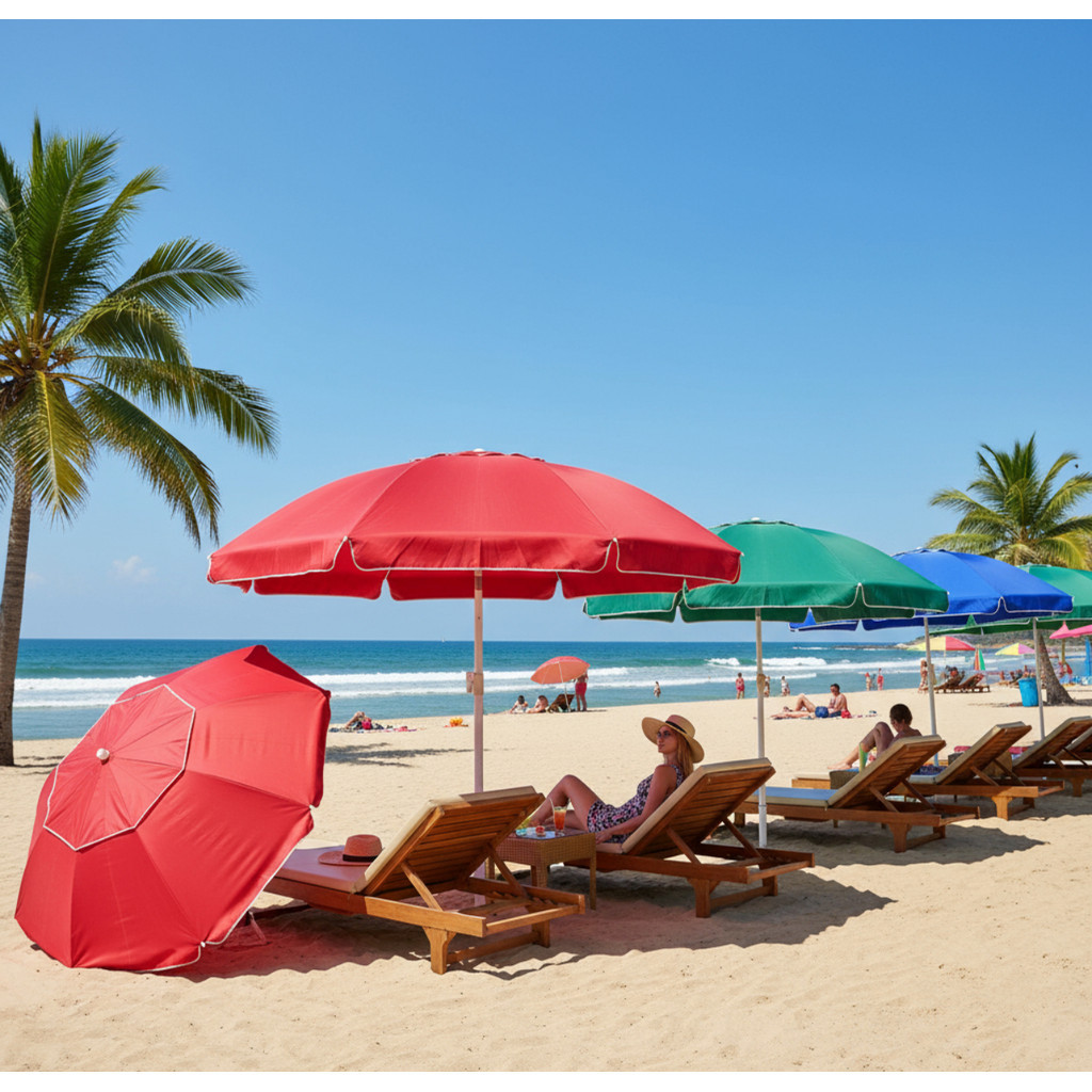 Guarda Sol Gigante 2,40 e 1,90 Metros Proteção U