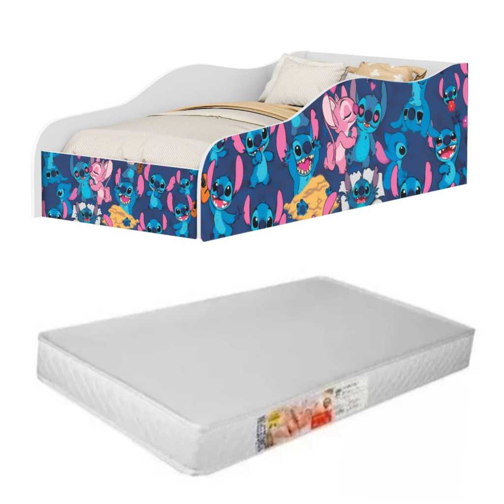 Mini Cama Infantil Montessoriana Temática Bob Esp