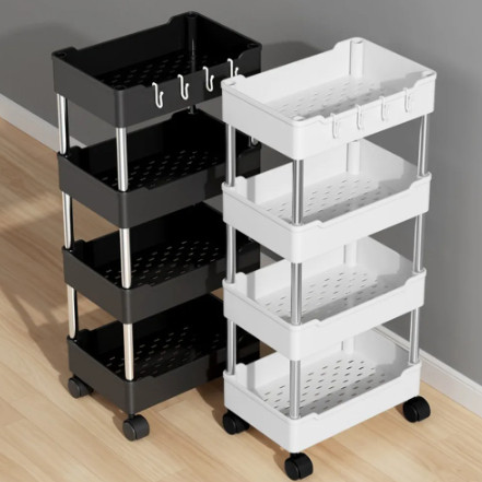 Armário Carrinhos Organizador Multiuso Com 4 Cama