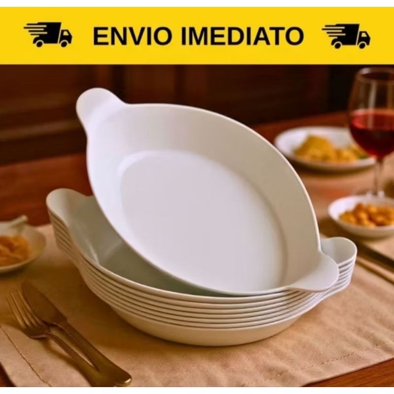 Kit 10 petisqueira barquinha canoa petiscos churra