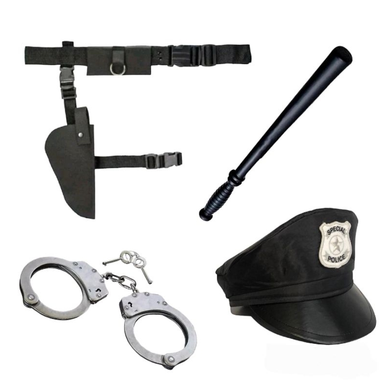 Kit Policial / Fantasia Cosplay Policial / Coldre 