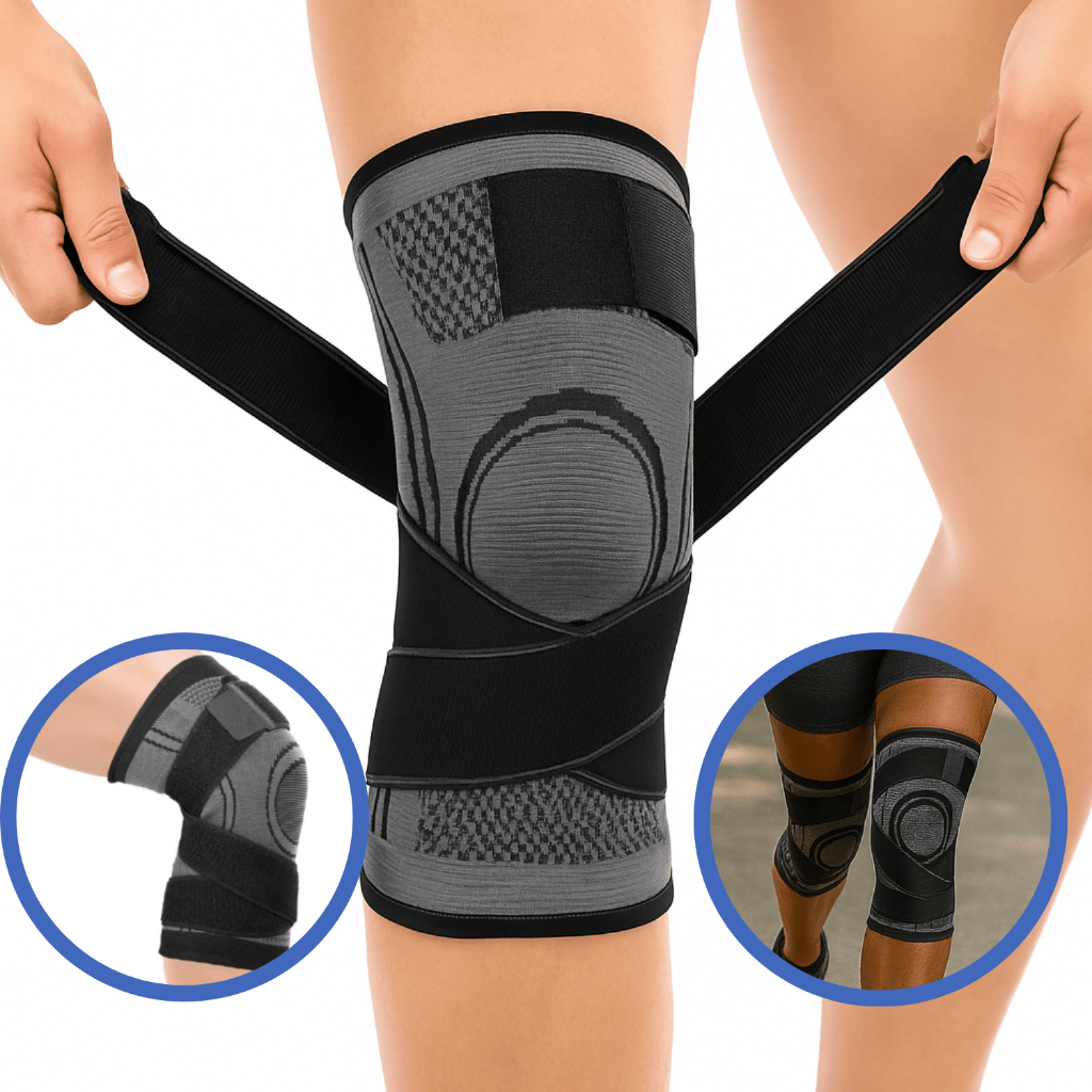 Joelheira Alta Compressão Ortopédica Ajustável 