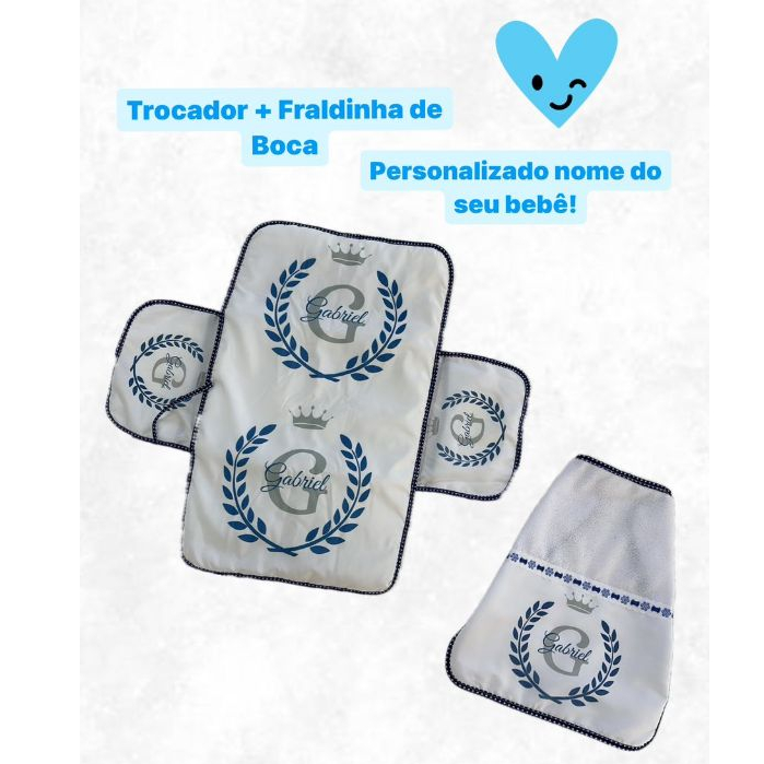 Trocador de Fralda portátil Impermeável com 2 bo