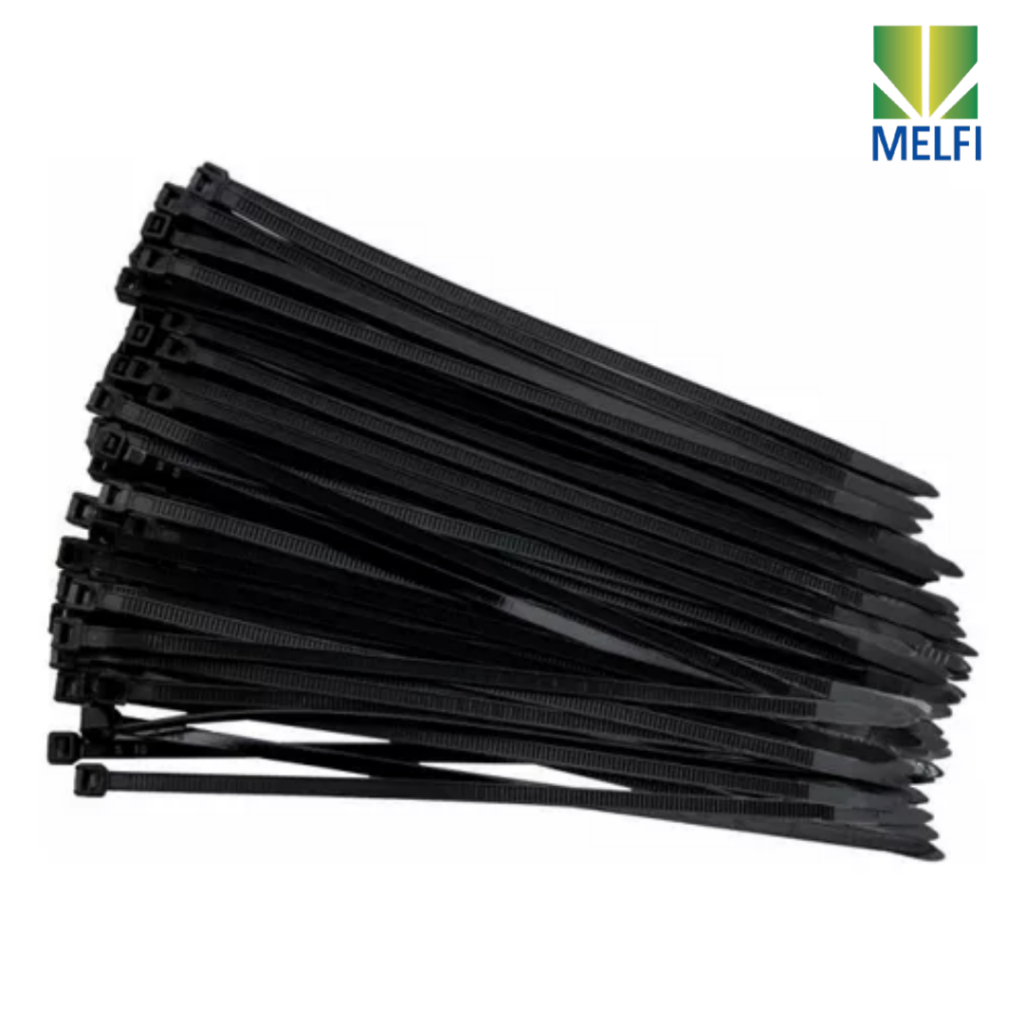 ABRACADEIRA DE NYLON PRETA 3,6 X 250MM 100UND R